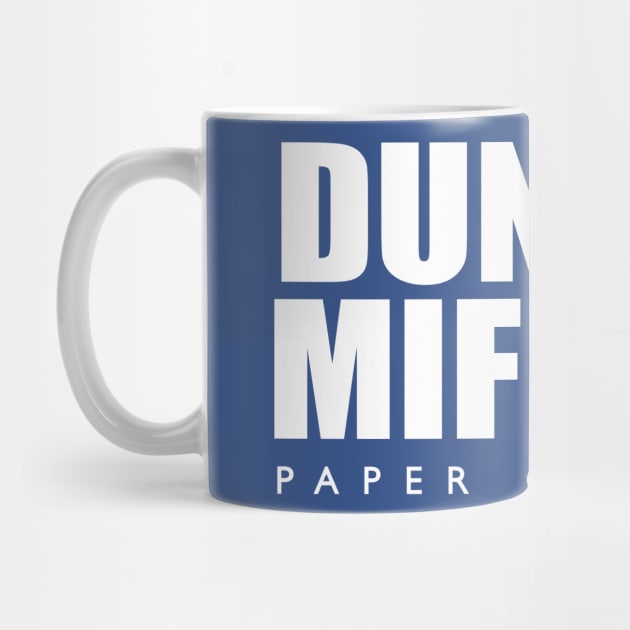 Dunder Miffin Paper Company Blue by chjannet